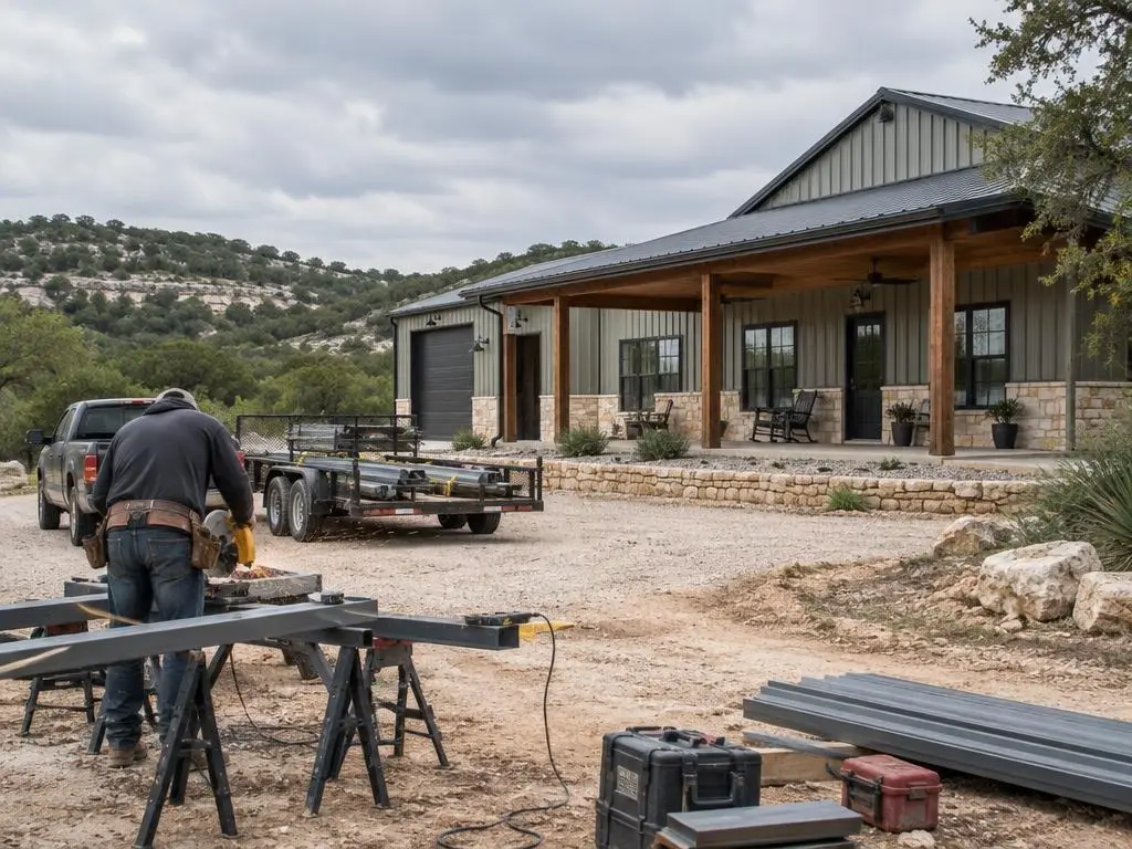 Metal Building Homes in Texas